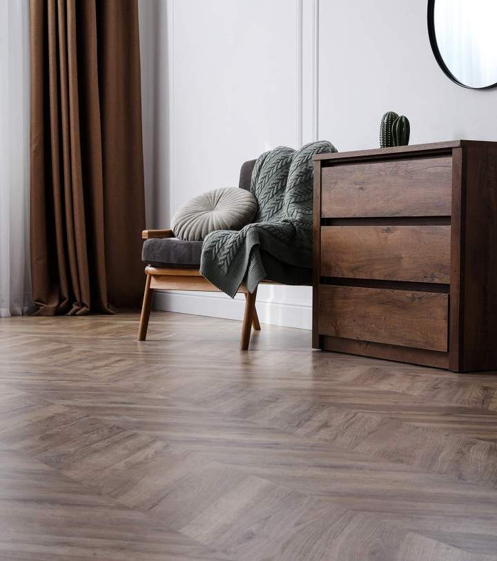 Parquet en chevrons Quimper